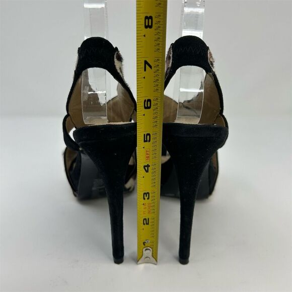 Diane von Furstenberg Women's Animal Print Stiletto Slingback Heels Size 8.5 - Picture 8 of 13